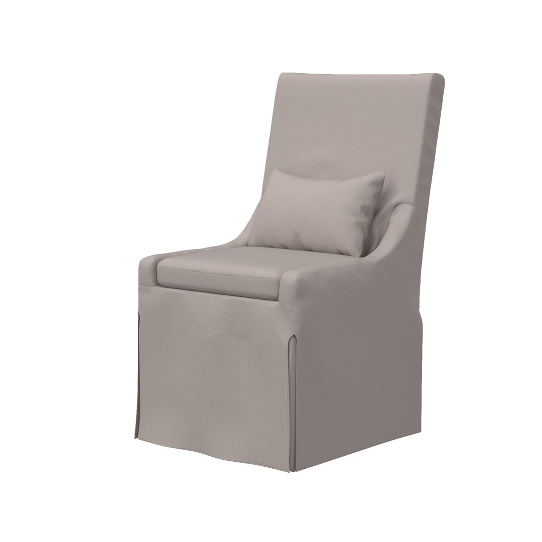 3D model Coley Armless Chair Uttermost TurboSquid 2059600