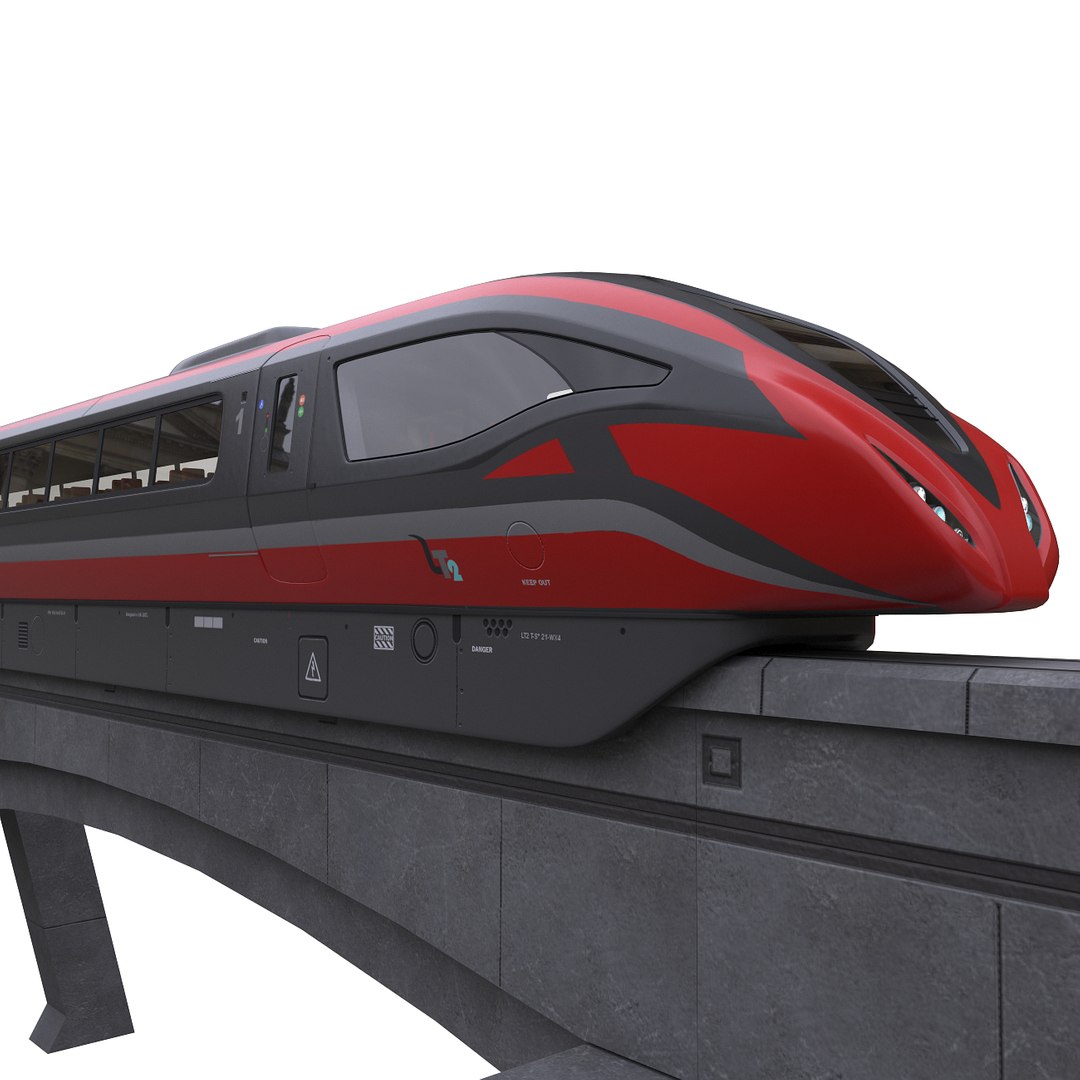 3D Model Concept Levitation Train - TurboSquid 1384308