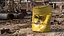 Damaged Steel Container for Toxic Waste Game Ready