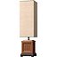 High Wood Arabic Oriental Nightstand buffet Table Lamp 3D model
