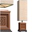 High Wood Arabic Oriental Nightstand buffet Table Lamp 3D model