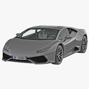 Supercar 3D Model