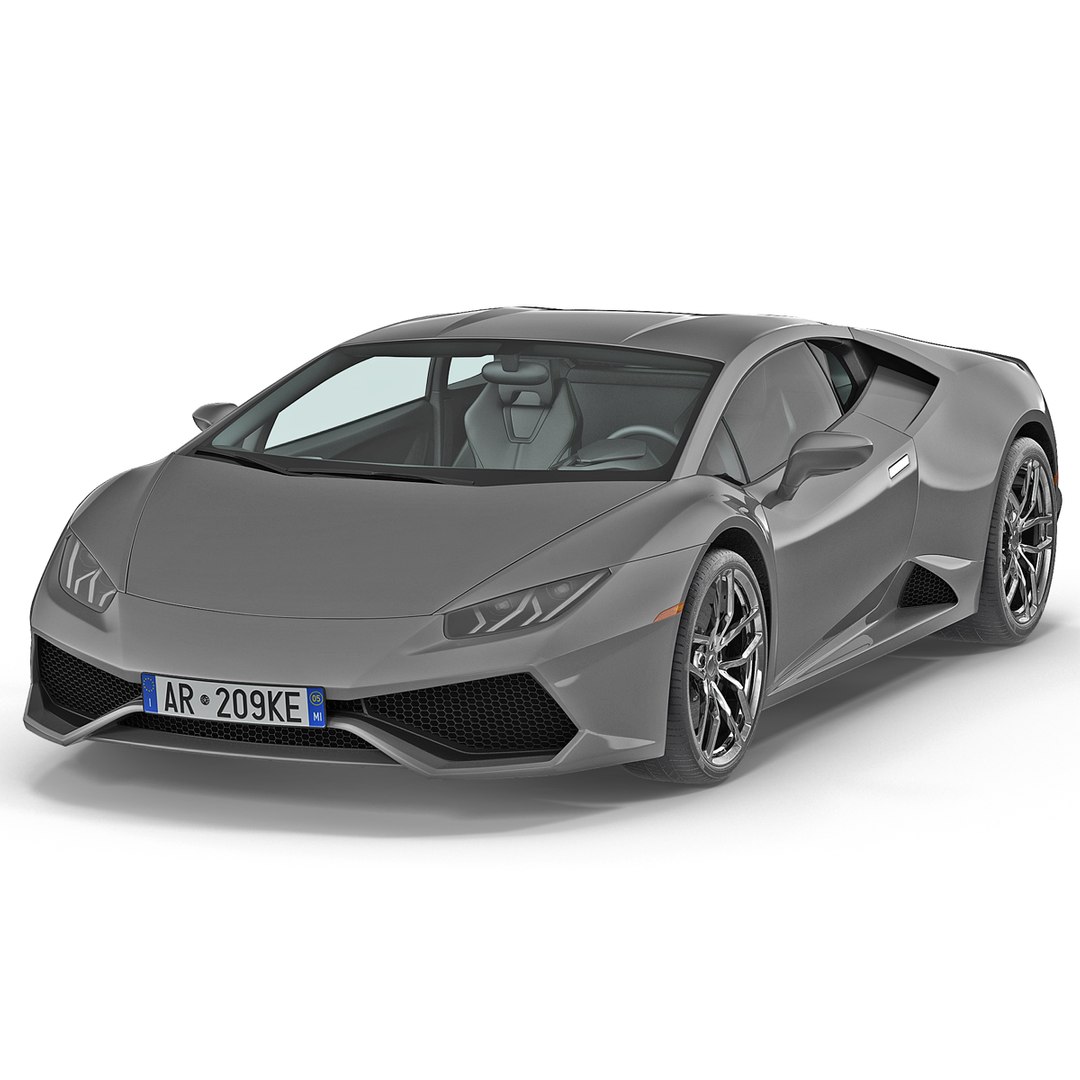 Supercar 3D Model 3D model preview
