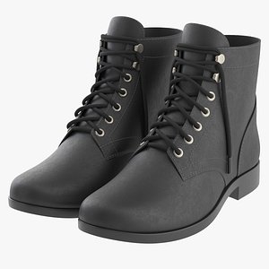 Black Leather Boots