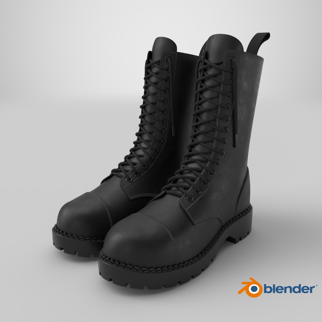 3D model Black Leather Boots https://p.turbosquid.com/ts-thumb/zE/rVl6CI/Zm/stemcell_blender_cycles_render/png/1759154540/1920x1080/fit_q87/d4a260f04826c7d8a7e72f9f1b17ce9765711cfb/stemcell_blender_cycles_render.jpg