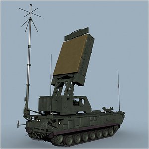 3D Buk-M3 9S38E radar model