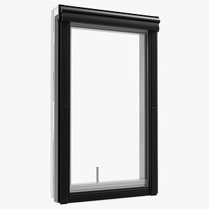 3D model Roof Window Closed 118 x 188 cm