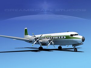 dwg douglas dc-7c dc-7