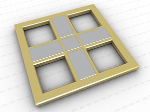 3D cross model