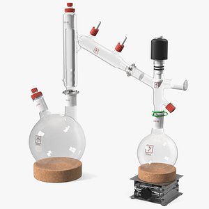 3D model Short Path Distillation Kit