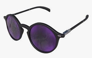 Oval Lilac Sunglasses
