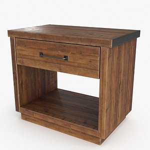 3D Big Daddys Wood Bedside