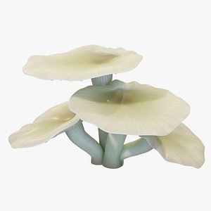 Ghost Fungus Glowing Mushroom Cluster PBR