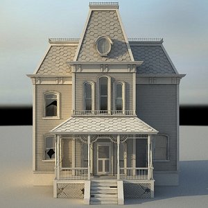 psycho house s 3d model