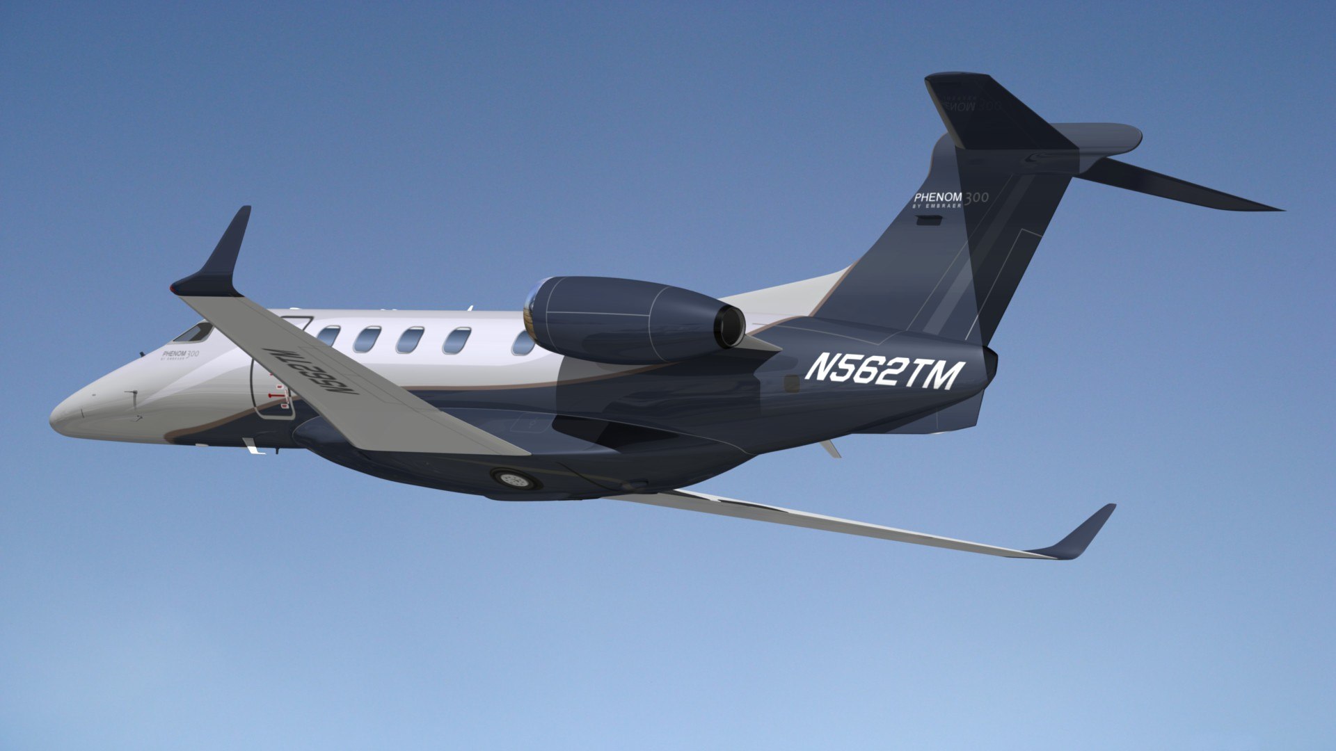 3D Embraer Phenom 300 2tm - TurboSquid 1670631