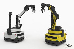 3D Industrial Robot arm