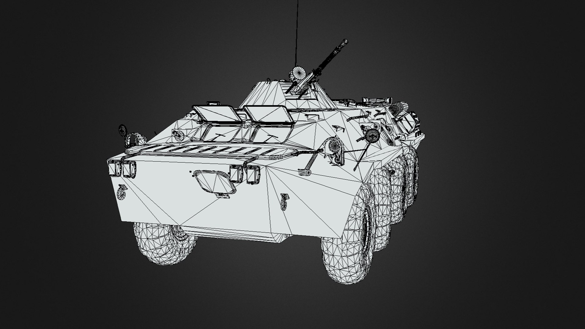 3D BTR-80 Tank Model - TurboSquid 2206738