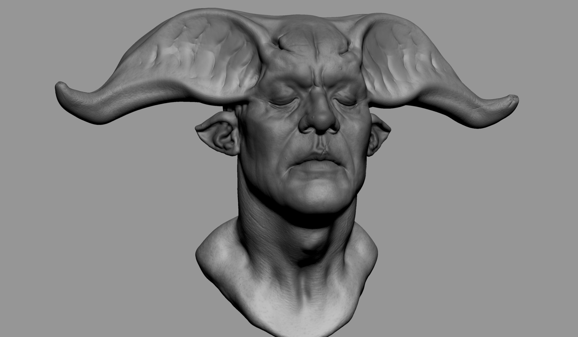 Fantasy Creature Head Anatomy Model - TurboSquid 1445410