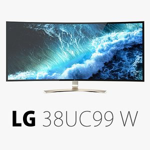 LG 38UC99-W UltraWide Curved Monitor