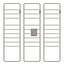 Heated towel rail WONZON WOGHAND DUSSELDORF WW A204 BR
