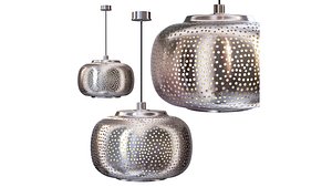 3D Pepper 1 Light Round Pendant Light