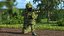 Francotirador en Leaf Ghillie Suit Rigged