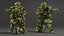 Francotirador en Leaf Ghillie Suit Rigged