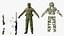 Francotirador en Leaf Ghillie Suit Rigged