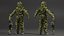 Francotirador en Leaf Ghillie Suit Rigged