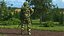 Francotirador en Leaf Ghillie Suit Rigged