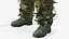 Francotirador en Leaf Ghillie Suit Rigged