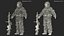 Francotirador en Leaf Ghillie Suit Rigged