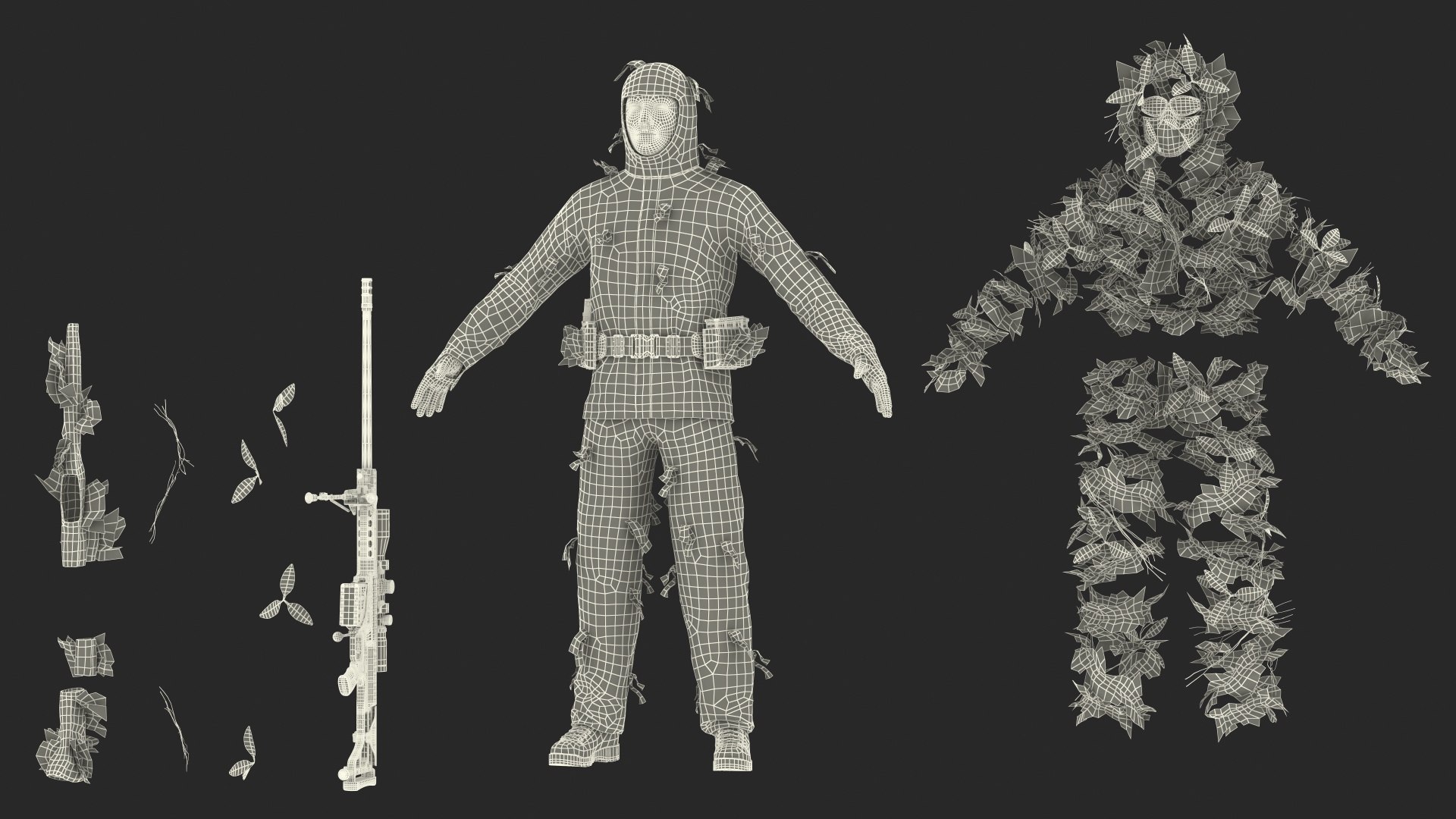 Sniper in Leaf Ghillie Suit Rigged 3D model https://p.turbosquid.com/ts-thumb/zF/XdEc37/nH/sniperinleafghilliesuitriggedc4dmodel049/jpg/1669059931/1920x1080/fit_q87/fc851ce0a616b612f0554ad4b4cf5abe6d544f25/sniperinleafghilliesuitriggedc4dmodel049.jpg