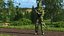 Francotirador en Leaf Ghillie Suit Rigged