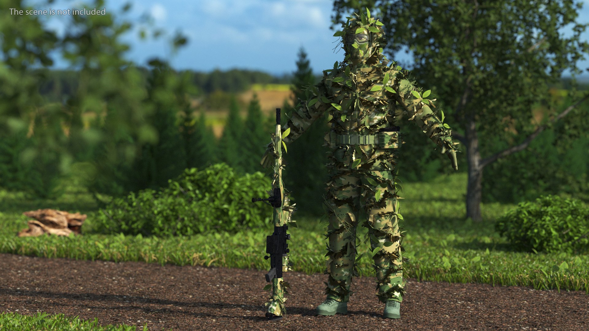 Sniper in Leaf Ghillie Suit Rigged 3D model https://p.turbosquid.com/ts-thumb/zF/XdEc37/t3/sniperinleafghilliesuitriggedc4dmodel005/jpg/1669059760/1920x1080/fit_q87/877fadbbc66c1210b1f1de3c5598a78d4eb46e76/sniperinleafghilliesuitriggedc4dmodel005.jpg
