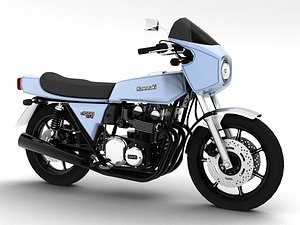 kawasaki z1-r 1977 3d model