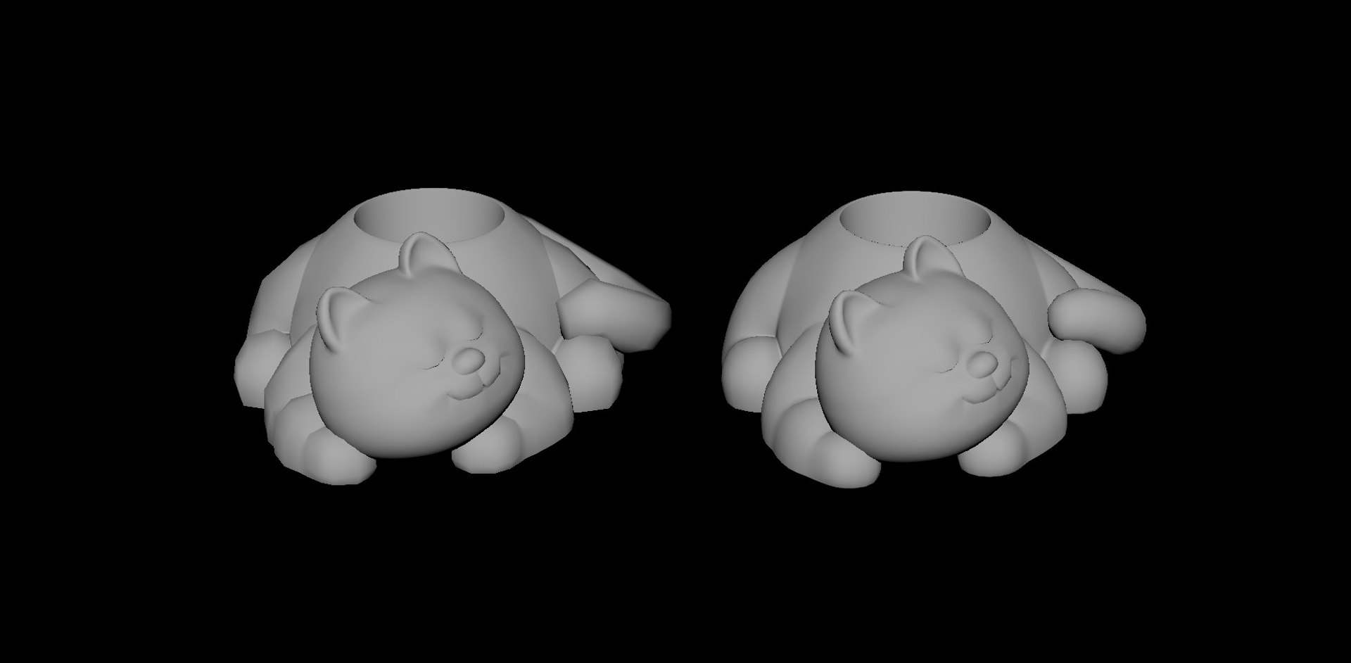 Cute sleeping happy CAT Vase 3D model https://p.turbosquid.com/ts-thumb/zF/e3g4Xl/Wh/catvase_lowhighlowresshade/jpg/1648708714/1920x1080/fit_q87/a16ea4fddea10b48f45e9d175b0af2ed8dd3a4d4/catvase_lowhighlowresshade.jpg