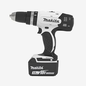 Makita DHP453RFEW Cordless Hammer Drill 3D model