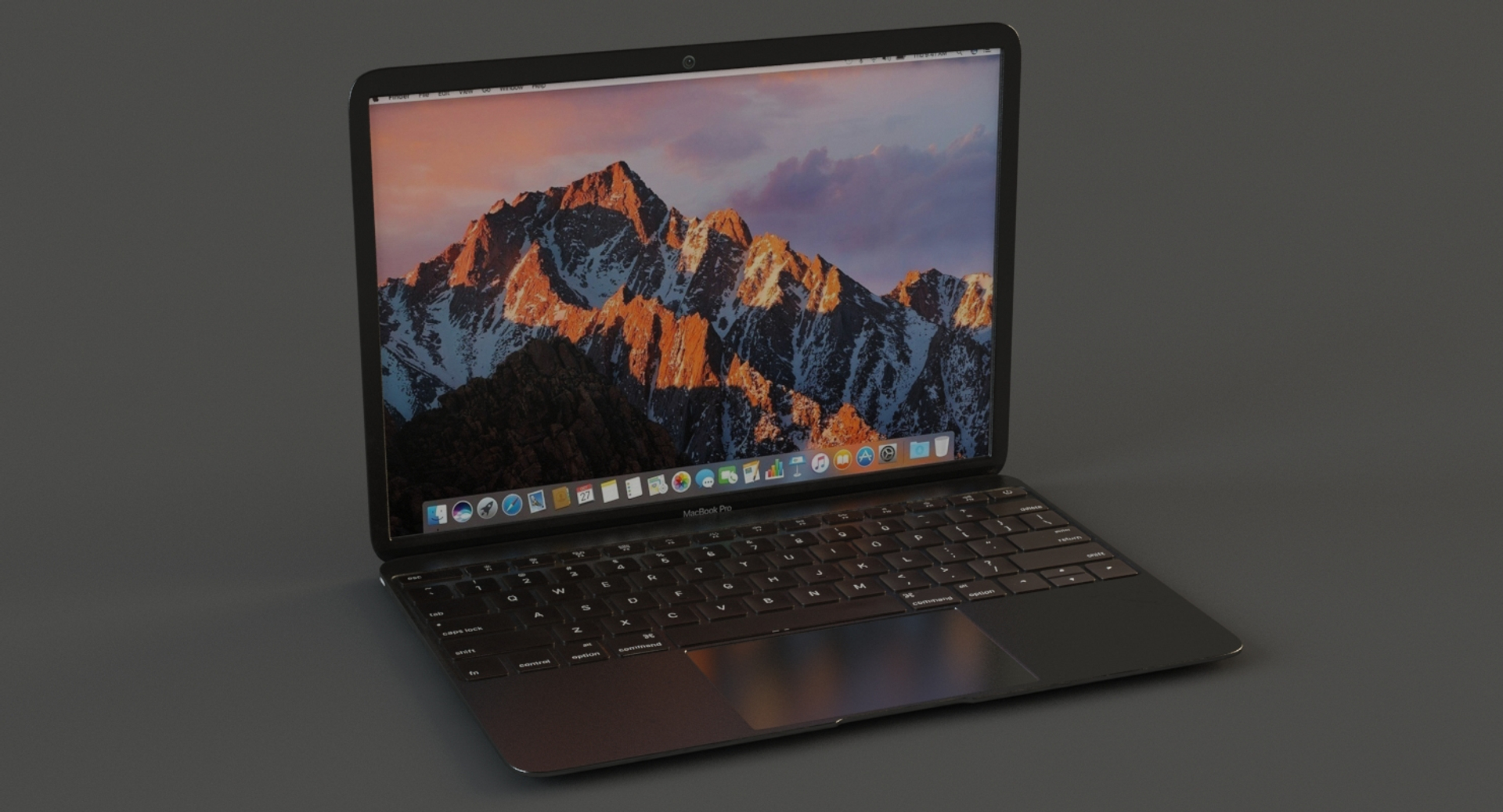 3D Laptop Space Grey Model - TurboSquid 1278348