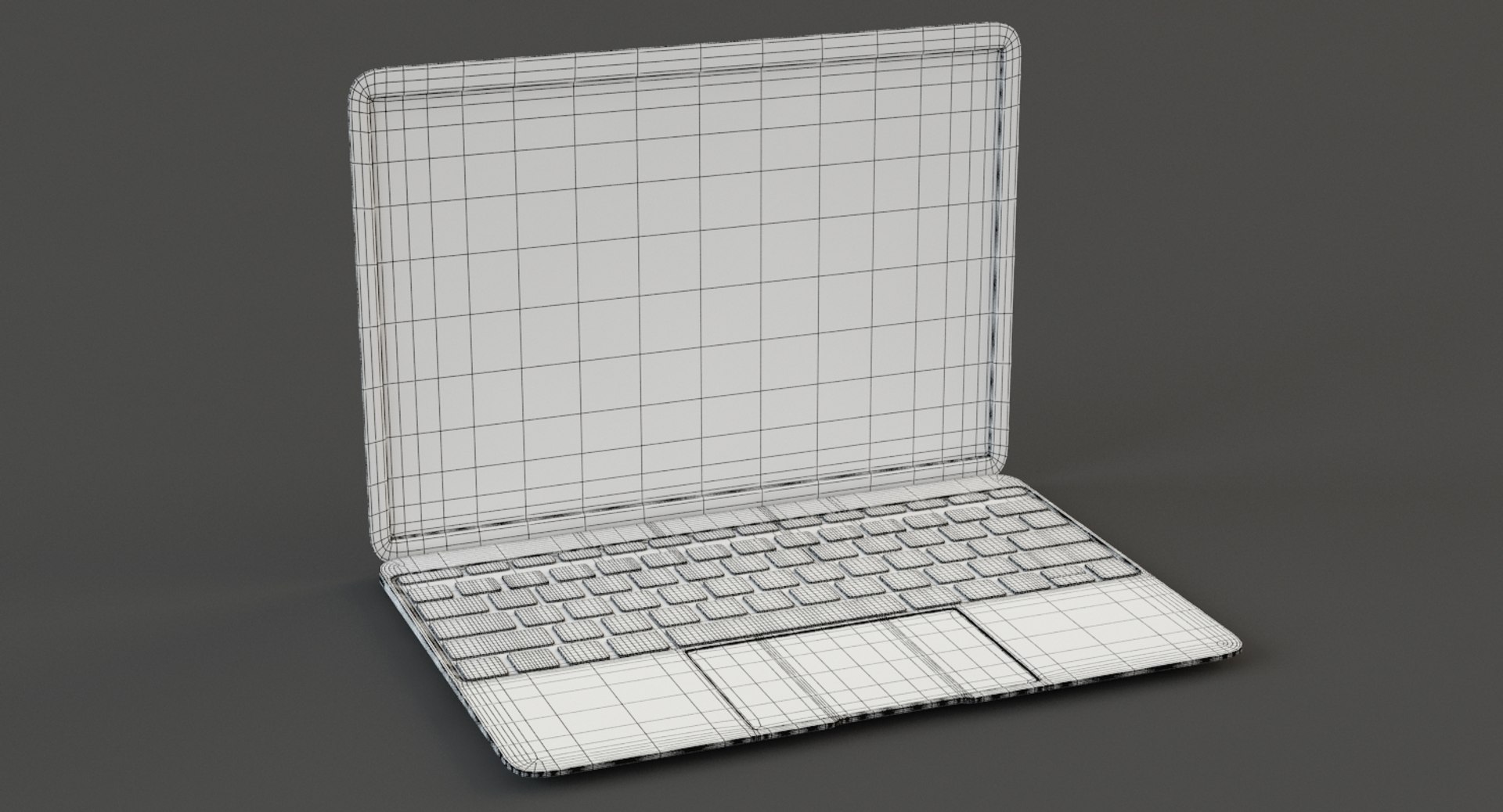 3D Laptop Space Grey Model - TurboSquid 1278348