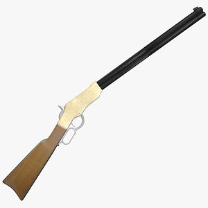 3d henry rifle model