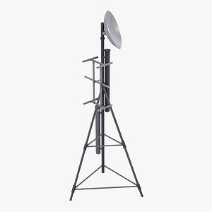 3D radio tower 01 model