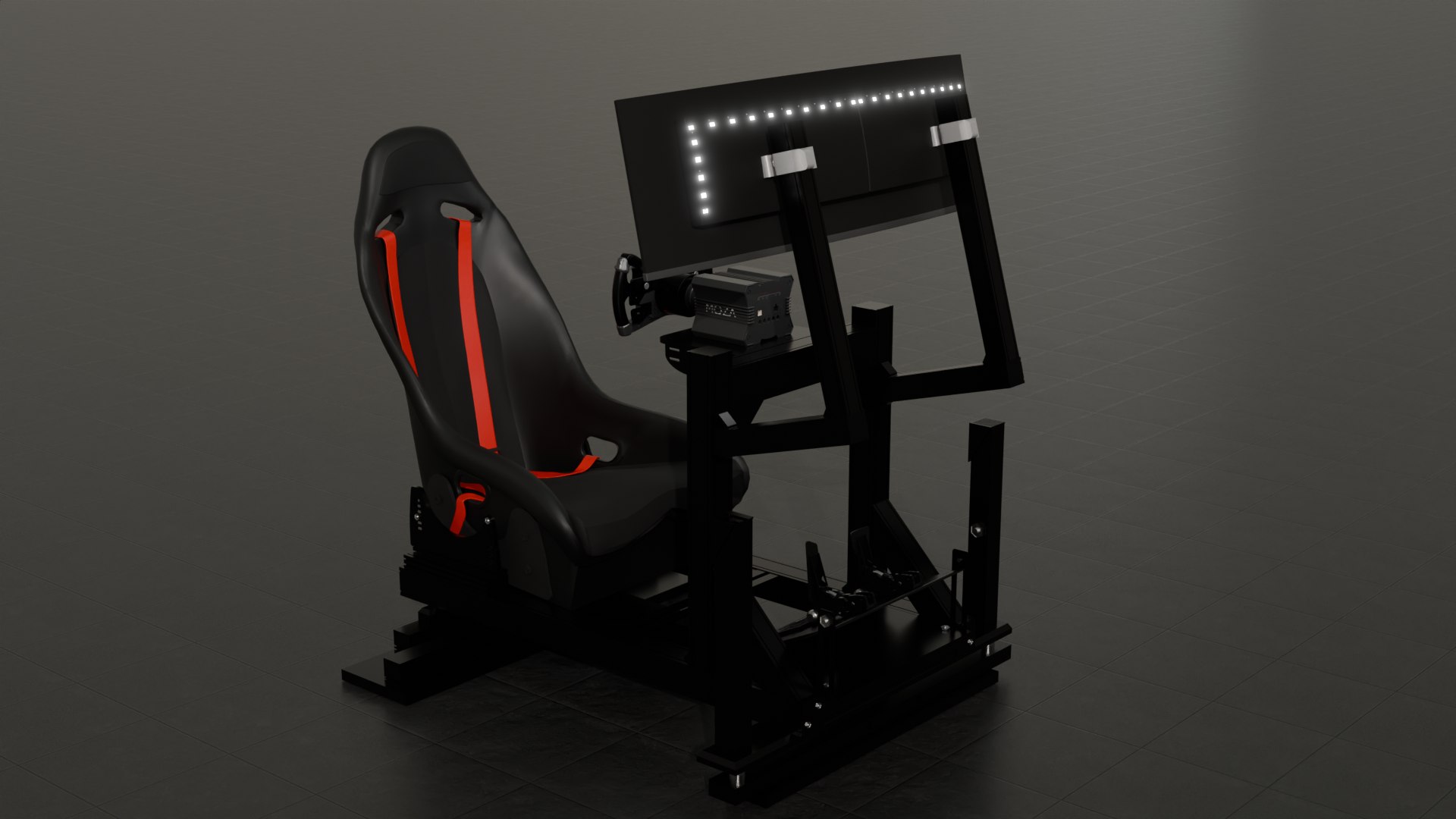 Sim Racing Simulator 3D Model - TurboSquid 2320066