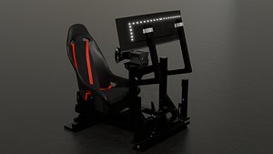 Sim racing simulator 3D model