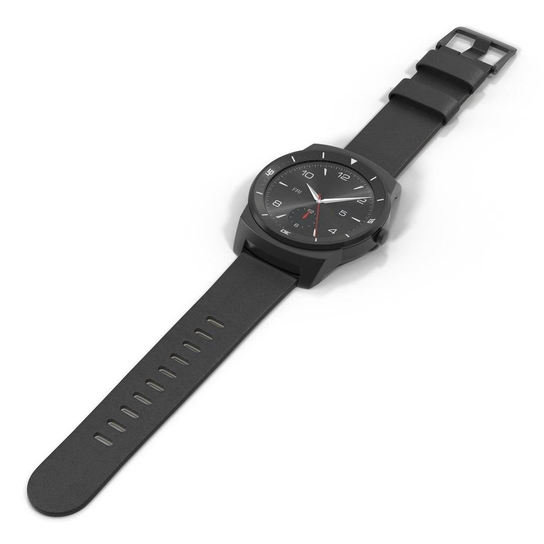 LG G Watch R 3D Model 3D model preview