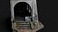 abandoned building graffiti facade entrance photogrammetry