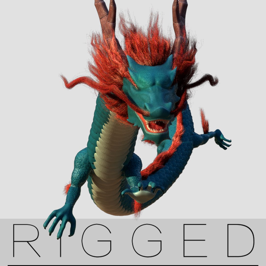 3D chinese dragon rigged fantasy - TurboSquid 1154604