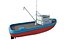 Vieux bateau de pêche v4