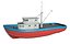 Vieux bateau de pêche v4