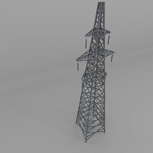 column power lines 3d 3ds